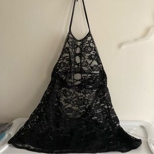 Adore me 1x halter lingerie nighty